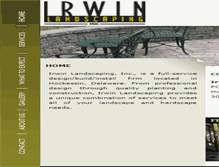 Tablet Screenshot of irwinlandscaping.com